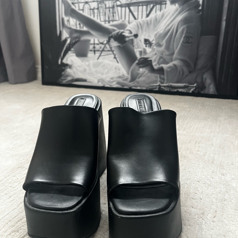 Forever 21 Black Platform Shoes
